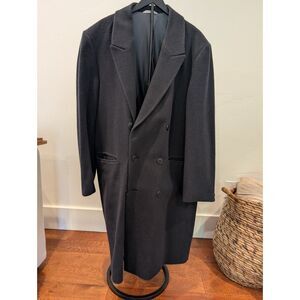 Classic Men’s Full-Length Trench Coat – Teller Coat, XXL, Black, Made in Czech